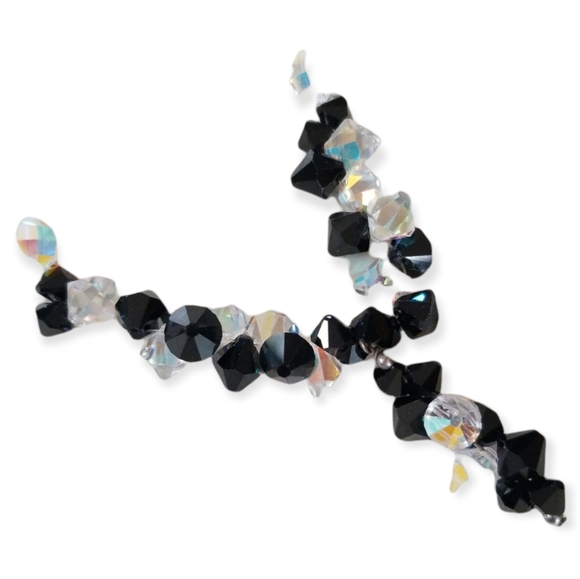 Elegant Hand Crafted Swarovski Crystal Illusion Beaded Necklace NWT - Picture 10 of 10